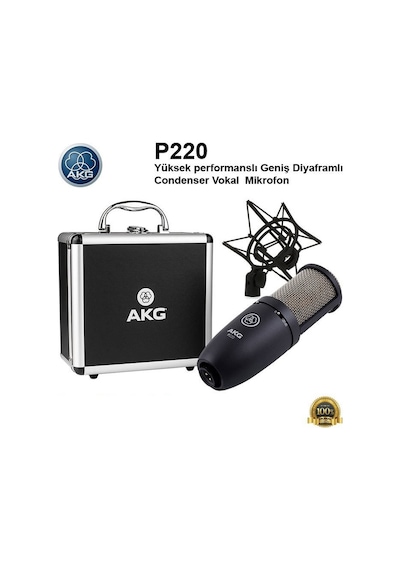 Akg P220 Condenser Vokal Mikrofon