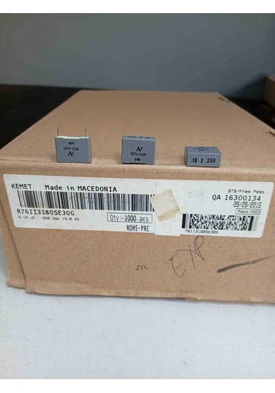 R76ıı3180se30g 180nf 250v 15 0.02 Polyester Kondansatör 70 Adet