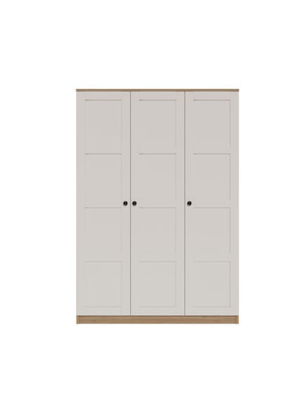 Loren 3 Kapaklı, 6 Raf Bölmeli, Askılıklı Geniş Elbise Dolabı, Gardırop Beyaz Ceviz Beyaz Kapak&ceviz Gövde Loren 3 Kapaklı, 6 Raf Bölmeli, Askılıklı Geniş Elbise Dolabı, Gardırop Beyaz Ceviz Beyaz Kapak&ceviz Gövde