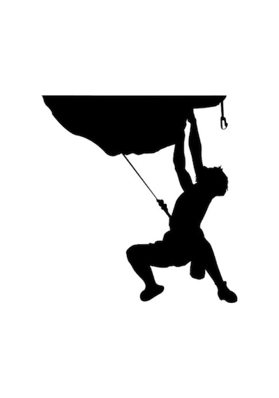 Ilginç Tırmanma Extreme Sport Sticker Yapıştırma