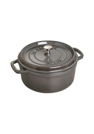 Staub Döküm Tencere Grafit Gri Yuvarlak 24 cm