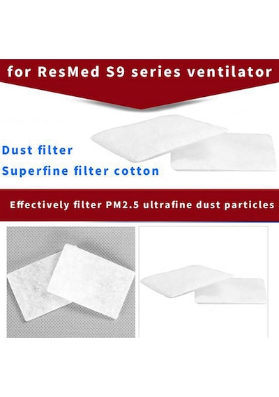 60 Adet Tek Kullanımlık Hava Filtreleri Resmed Airsense 10 Aircurve10 S9 İçin Premium Tek Kullanımlık Evrensel Yedek Filtreler