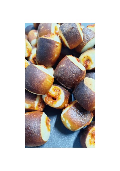 Brezel Bites Pizza Tadında - Lokmalık Alman Simidi 64 Adet
