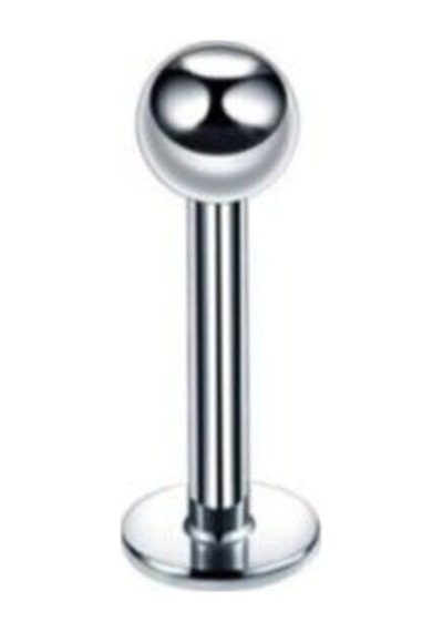 Cerrahi Çelik Piercing Kulak-dudak-kıkırdak-tragus Gümüş 6mm 2'li Set Gümüş