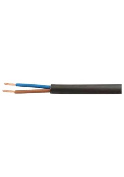 30 Metre Uzunluğunda Siyah Kablo, 2x0,75 Mm² Kesit