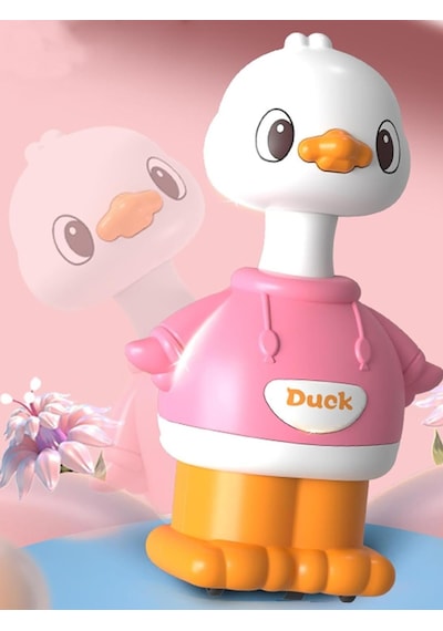 Canem Oyuncak Küçük Displayde Bas Bırak Ördek - Pembe