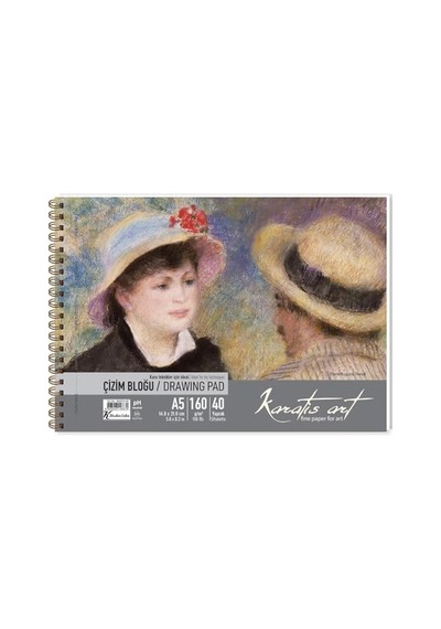 Karatis Art 160gr A5 20 Yp. Spiralli Çizim Blok