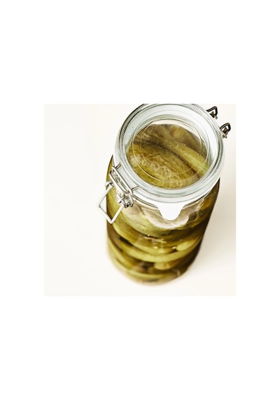 Ikea Korken Gıda Kavanozu 2000 Ml 30,5 X 11 Cm Şeffaf