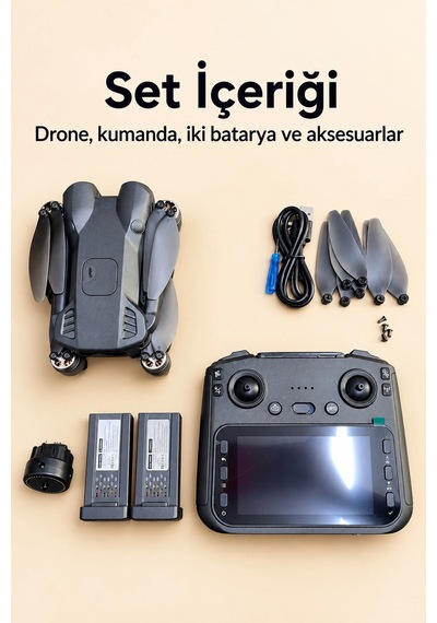 Zenvia Kameralı Drone Katlanır Gövde Ve Yedek Pervane Seti Znv2026