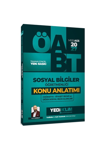 Yediiklim 2027 Meb Ags Öabt Sosyal Bilgiler Öğretmenliği Coğrafya Siyaset Bilimi Ve Diğer Sosyal Bilim Alanları Konu Anlatımı-170130