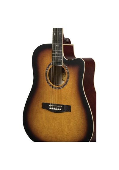 Zoppran Aczp100Sb Sunburst Akustik Gitar