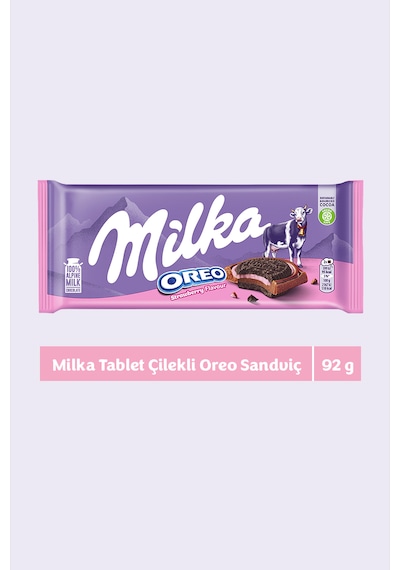 Milka Oreo Sandwich Çilekli Tablet Çikolata 6 x 92 G