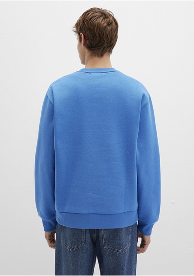 Mavi - M Logo Nakış Detaylı Mavi Sweatshirt 0s10492-81330 Mavi