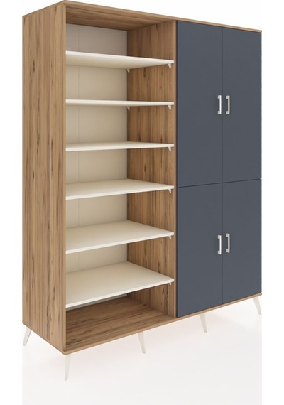 Kronos Gardrop 8 Raflı 4 Kapaklı 2 Askılı 176x59x221 Çam-antrasit/aytaşı Antrasit/aytaşı Kronos Gardrop 8 Raflı 4 Kapaklı 2 Askılı 176x59x221 Çam-antrasit/aytaşı Antrasit/aytaşı