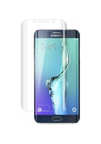 Samsung Uyumlu Galaxy S6 Edge Plus Nano Kırılmaz Cam Ekran Koruyucu Şeffaf