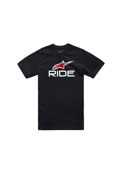 Alpinestars Rıde 4 Csf Tişört Siyah Beyaz Kırmızı