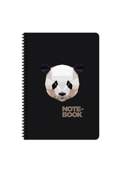 17x24 Cm Çizgisiz 100 Yaprak Jungle Sert Kapak Telli Defter 60 Gr Beyaz Kağıt Çok Renkli