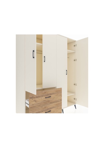 Kronos Gardrop 4 Raflı 2 Çekmeceli 2 Askılı 176x59x221 Aytaşı-aytaşı/çam Aytaşı/çam Kronos Gardrop 4 Raflı 2 Çekmeceli 2 Askılı 176x59x221 Aytaşı-aytaşı/çam Aytaşı/çam