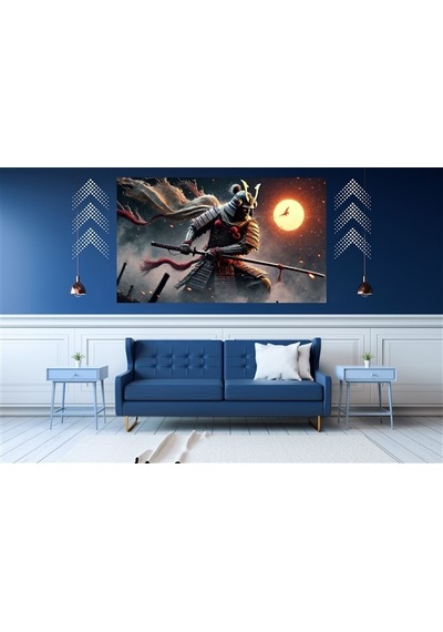 Ti-play Harakiri 60x90cm Modern Samuray Pvc Çerçevesiz Tablo