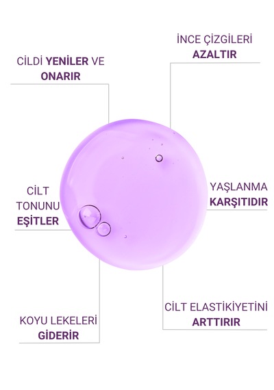 The Vivia  İnce Çizgi ve Retinol Serum 30 ML