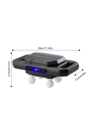 4 Başlıklı Masaj Tabancası - Ergonomik Derin Doku Sırt Ve Boyun Masaj Aleti Ve Sızı  Çok Renkli