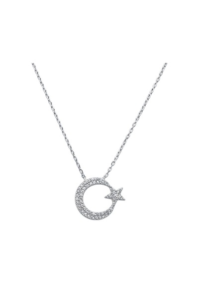 925 Ayar Gümüş Zirkon Taşlı Ay Yıldız Kadın Kolye Gold Silver Renk Seçenekli Hediyelik Takı Gümüş - 911681706 Gümüş 925 Ayar Gümüş Zirkon Taşlı Ay Yıldız Kadın Kolye Gold Silver Renk Seçenekli Hediyelik Takı Gümüş - 911681706 Gümüş