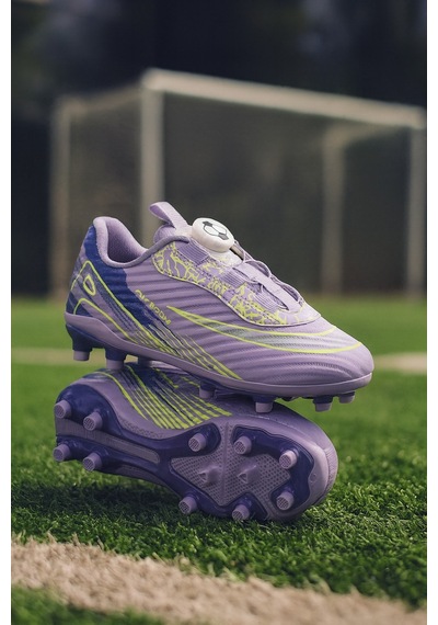 Mini Bonito Üniseks Yeni Nesil Mekanizmalı Futbol Kramponu Lila