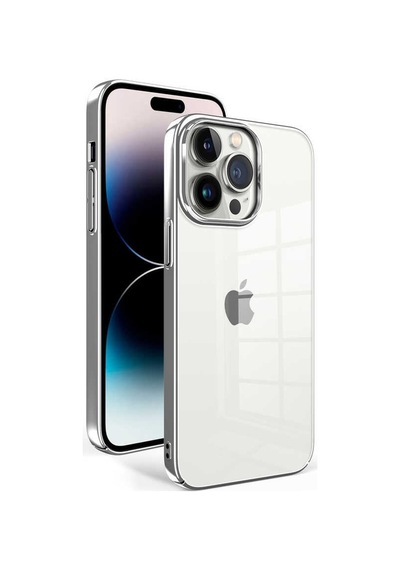 Apple Uyumlu iPhone 14 Pro Kılıf Zore Kenarları Renkli Arkası Şeffaf Sun Sert Kapak