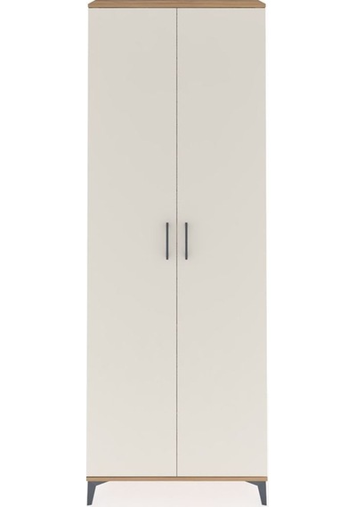 Arges Dolap 5 Raflı 2 Kapaklı 88x30x243 Çam-aytaşı Çam