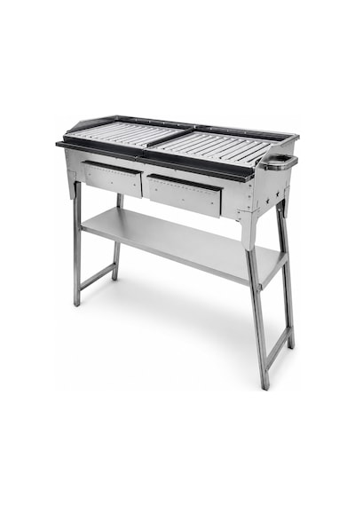 Büyük Mangal Yağ Kanallı Izgara 35x90 Yağdaklıklı Üst Izgara 90 Cm Yükseklik Çok Renkli
