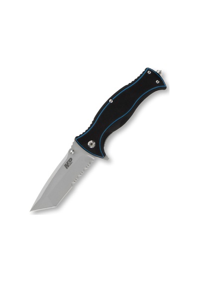 Smith Kamp Wesson M&p Offıcer Folding Knife Plain Edge G10 Tanto 1117204 Siyah