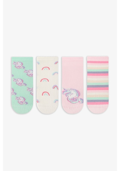 Penti Renkli Kız Çocuk Cutie Unicorn 4'lü Soket Çorap