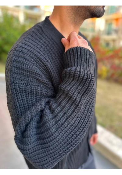 Elku Moda Hırka Triko Örgülü Desenli Örgü Hırka Şal Yaka Tüylenmez Naturel Pamuk Düğmeli Hırka Siyah Elku Moda Hırka Triko Örgülü Desenli Örgü Hırka Şal Yaka Tüylenmez Naturel Pamuk Düğmeli Hırka Siyah