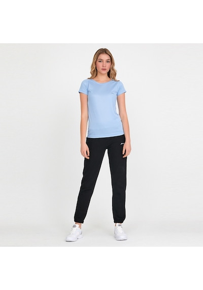 Slazenger RELAX IN Kadın Slim Fit Açık Mavi Tişört
