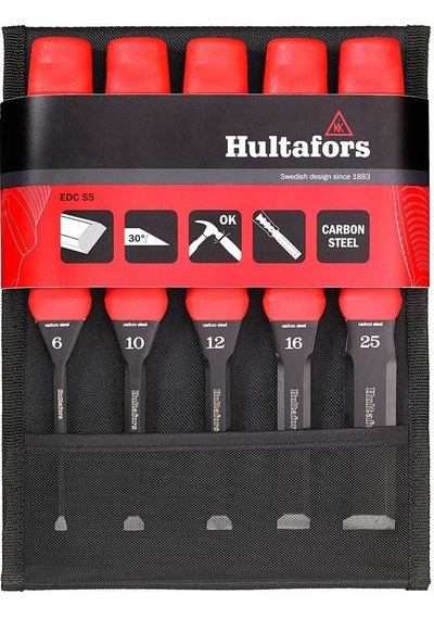 Hultafors 390005 Edcs5 Düz Iskarpela Seti - 5 Parça
