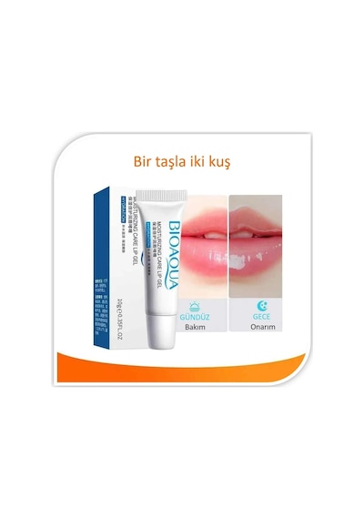 Bioaqua Kuru Çatlamış Dudaklar için Besleyici ve Nemlendirici Sos Bakım Jeli 10 G