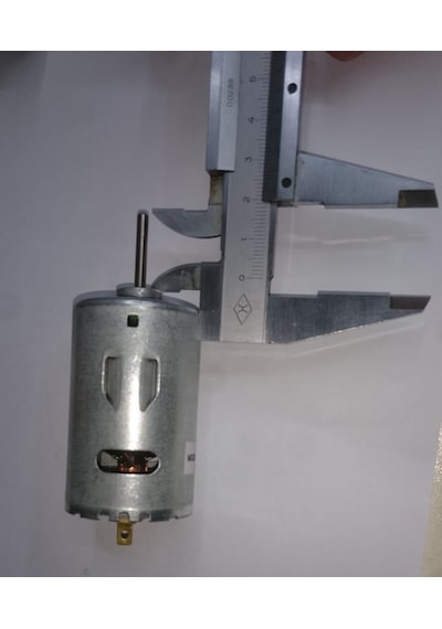 12V Dc 7500Rpm Uzun Milli Motor