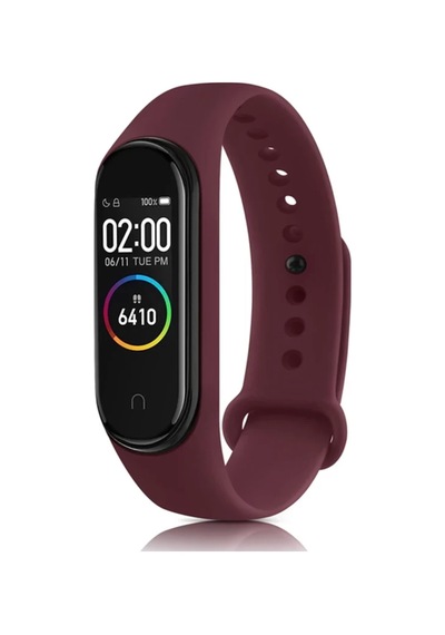 Xiaomi Mi Band 4 Uyumlu Klasik Kordon - Mürdüm