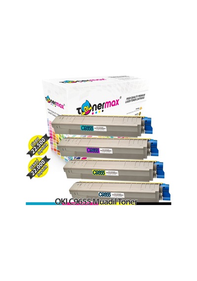 Oki C9655 Uyumlu Toner Takım