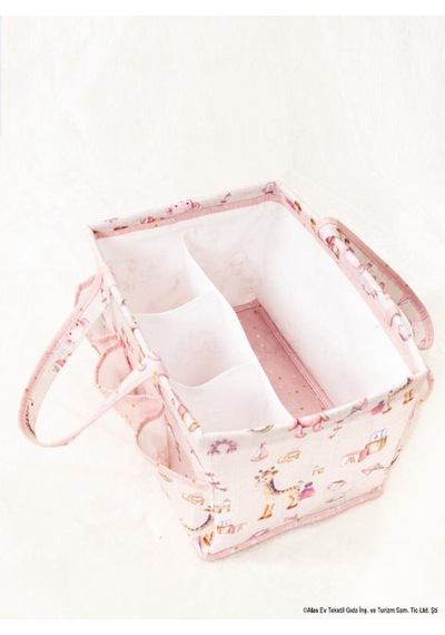 Modernavm Baby Bebek Bakım Çantası 15*43*14 Pembe Çok Renkli