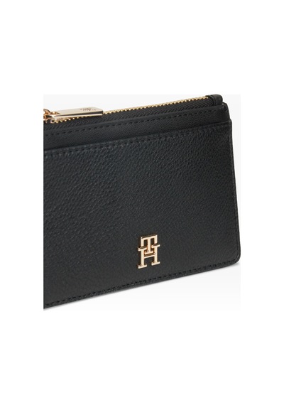Tommy Hilfiger Th Icon Long Cc Holder Kadın Siyah Cüzdan - Aw0aw18867
