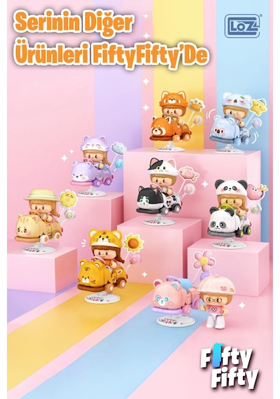 Loz Creative Serisi Sallanan Pembe Panda Modeli 189 Parça Oyuncak Yapım Seti Fflz-4301 Loz Creative Serisi Sallanan Pembe Panda Modeli 189 Parça Oyuncak Yapım Seti Fflz-4301