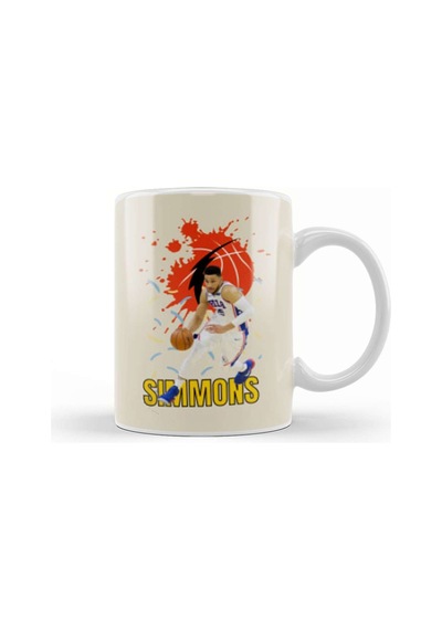 Ben Simmons Ben Simmons Vintage Art Legend Basketball Gift Vintage Retro Style Kupa Bardak Porselen Karışık