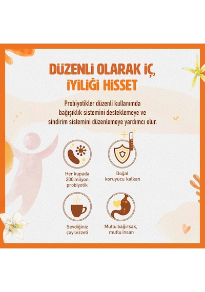 Doğadan Rooibos Vanilyalı Probiyotikli Poşet Çay 14'lü