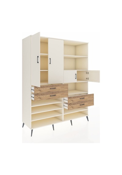 Kronos Gardrop 11 Raflı 4 Çekmeceli 4 Kapaklı 176x59x221 Aytaşı-aytaşı/çam Aytaşı/çam Kronos Gardrop 11 Raflı 4 Çekmeceli 4 Kapaklı 176x59x221 Aytaşı-aytaşı/çam Aytaşı/çam