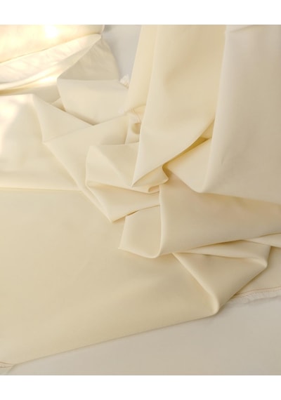 Krem Renkte Krep Kumaş 130x350cm-11329
