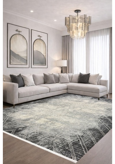 4 Metrekare - 6 Metrekare Bambu Tarz Modern Dokuma Salon Oturma Odası Mutfak Halısı Antialerjik Bej 7151antrasit 4 Metrekare - 6 Metrekare Bambu Tarz Modern Dokuma Salon Oturma Odası Mutfak Halısı Antialerjik Bej 7151antrasit