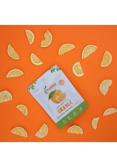 Fruvivo Dondurularak Kurutulmuş Portakal Vegan Glutensiz 20 G