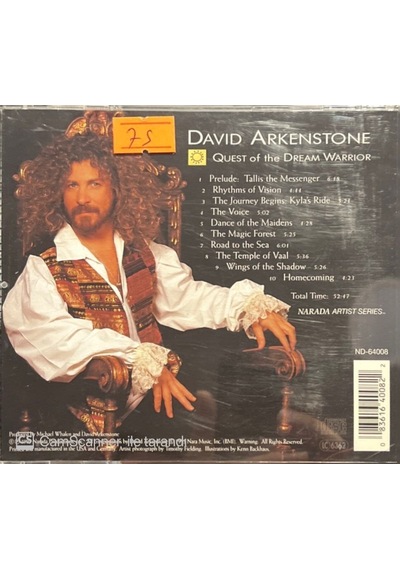 Plak Değildir Cd Dir Cd David Arkenstone Quest Of The Dream War