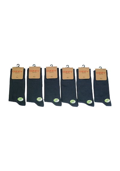 Ozzy Socks 6 Çift Yumuşak Dokulu Erkek Lacivet Bambu Dikişsiz Soket Çorap Seti Lacivert